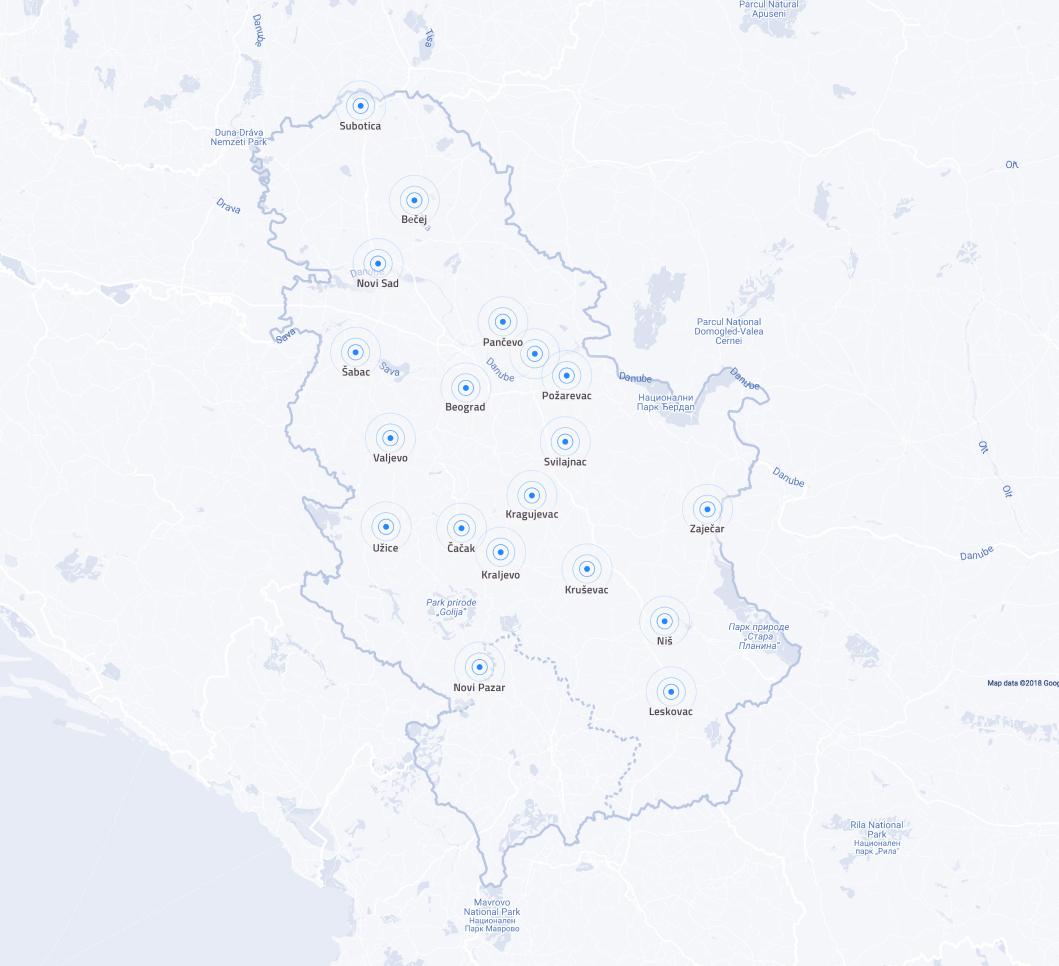 mapa pokrivenosti